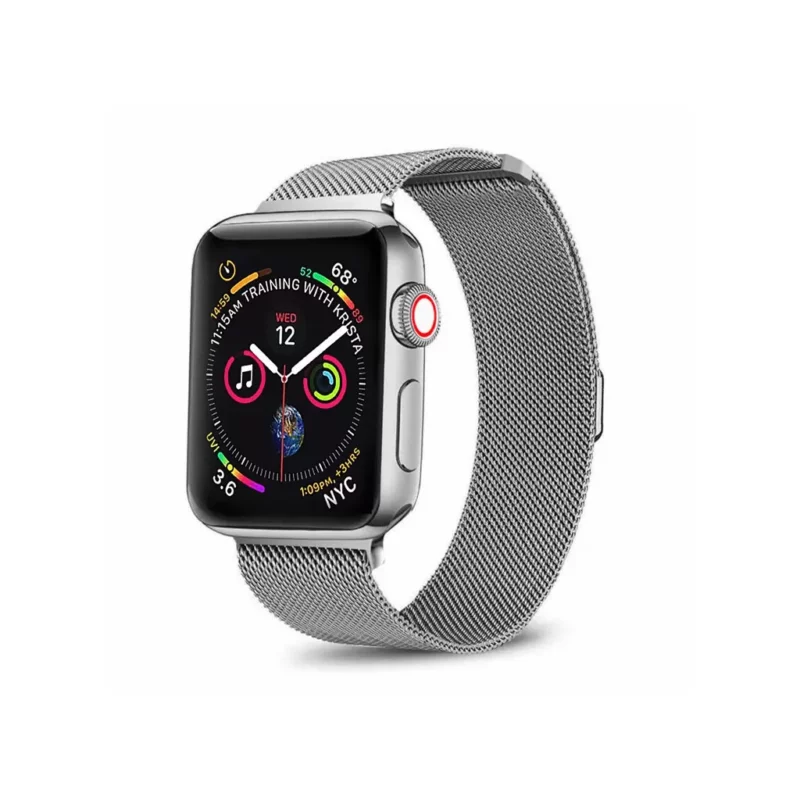 XPRO™ Apple Watch két részes milánói szíj Ezüst Apple Watch 42mm (S1-S3) / 44mm / 45mm / 46mm / 49mm készülékhez
