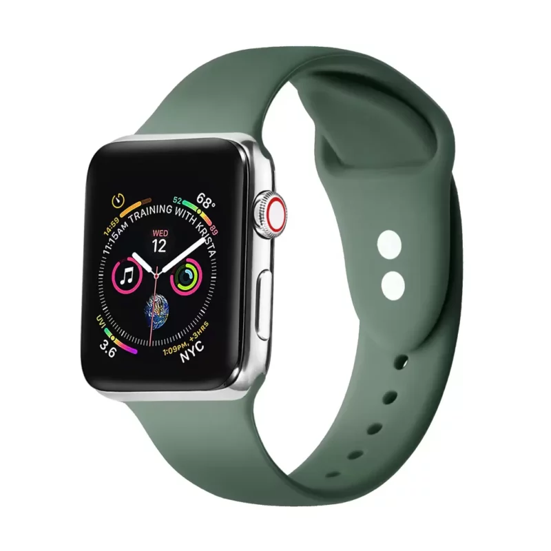 XPRO™ Apple Watch szilikon sport szíj Zöld Apple Watch 42mm (S1-S3) / 44mm / 45mm / 46mm / 49mm készülékhez