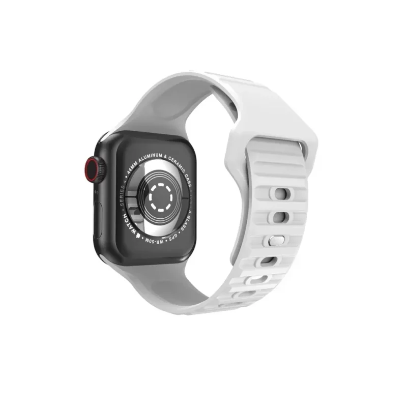 XPRO™ Apple Watch sport szilikon szíj Fehér Apple Watch 42mm (S1-S3) / 44mm / 45mm / 46mm / 49mm készülékhez