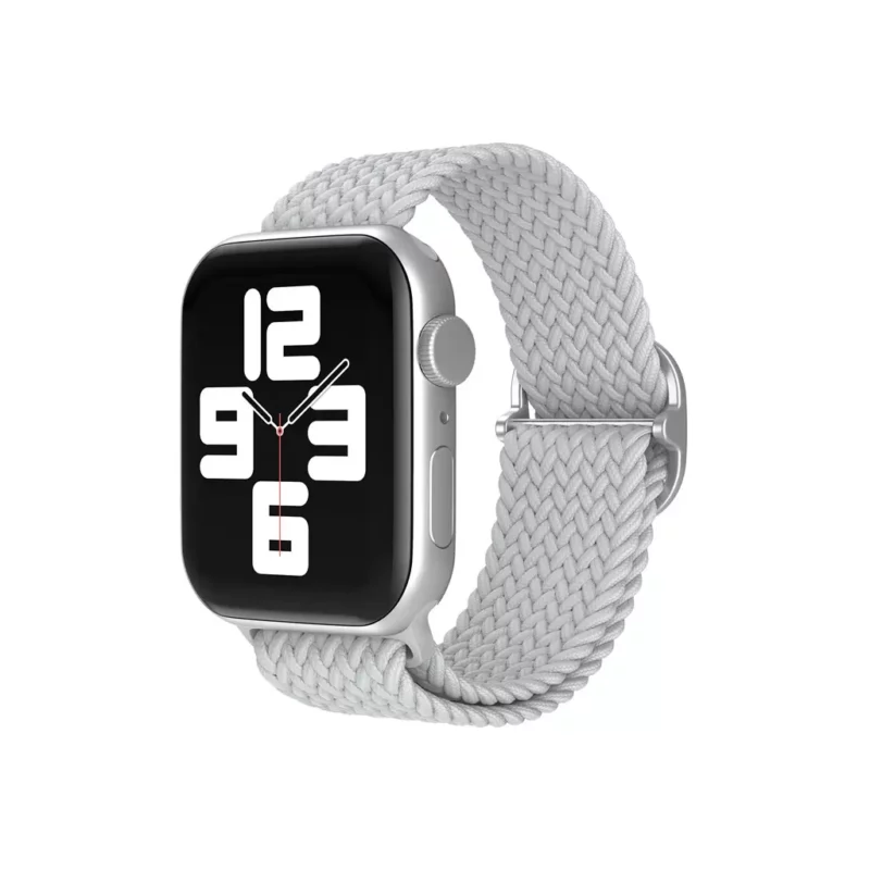 XPRO™ Apple Watch szőtt szövet körpánt Fehér Apple Watch 42mm (S1-S3) / 44mm / 45mm / 46mm / 49mm készülékhez