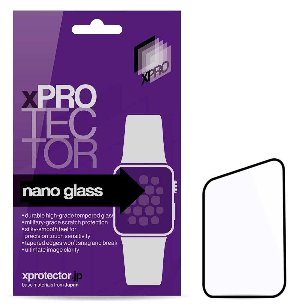 XPRO™ Nano Glass kijelzővédő fekete kerettel Huawei Watch GT 3 Pro 46mm készülékhez