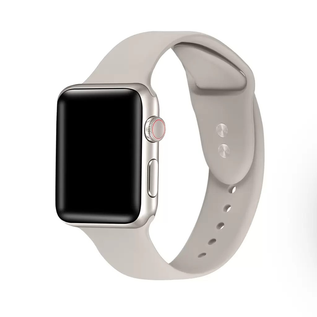 XPRO™ Apple Watch szilikon sport szíj Starlight Apple Watch 42mm (S1-S3) / 44mm / 45mm / 46mm / 49mm készülékhez