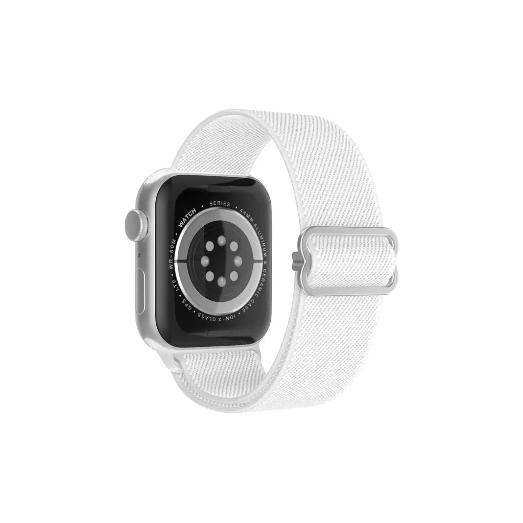 XPRO™ Apple Watch szövet körpánt Fehér Apple Watch 42mm (S1-S3) / 44mm / 45mm / 46mm / 49mm készülékhez