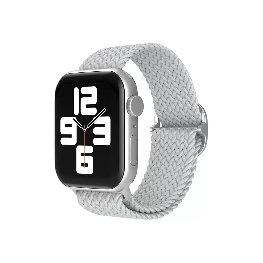 XPRO™ Apple Watch szőtt szövet körpánt Fehér Apple Watch 42mm (S1-S3) / 44mm / 45mm / 46mm / 49mm készülékhez