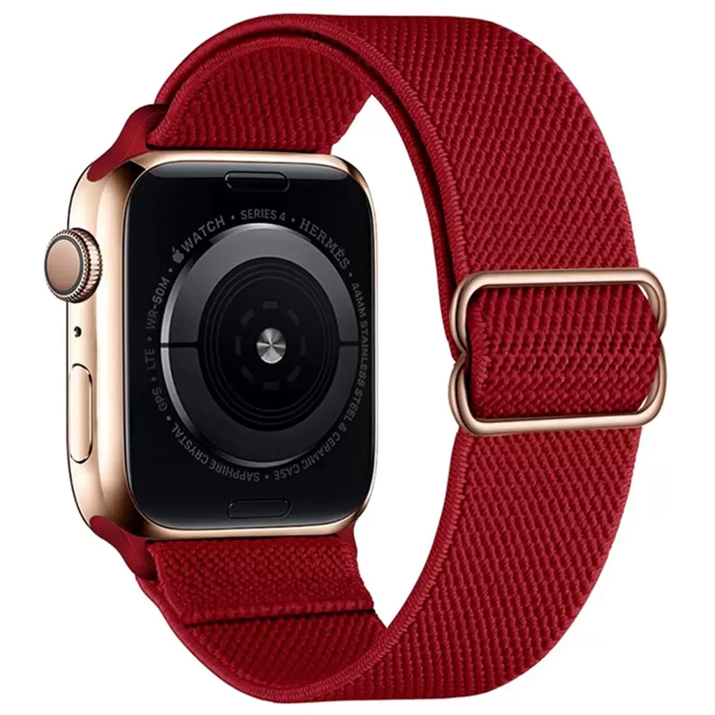XPRO™ Apple Watch szövet körpánt Piros Apple Watch 42mm (S1-S3) / 44mm / 45mm / 46mm / 49mm készülékhez