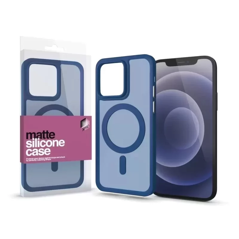 XPRO™ Matte MagSafe tok – Kék – Apple iPhone 16 Pro készülékhez