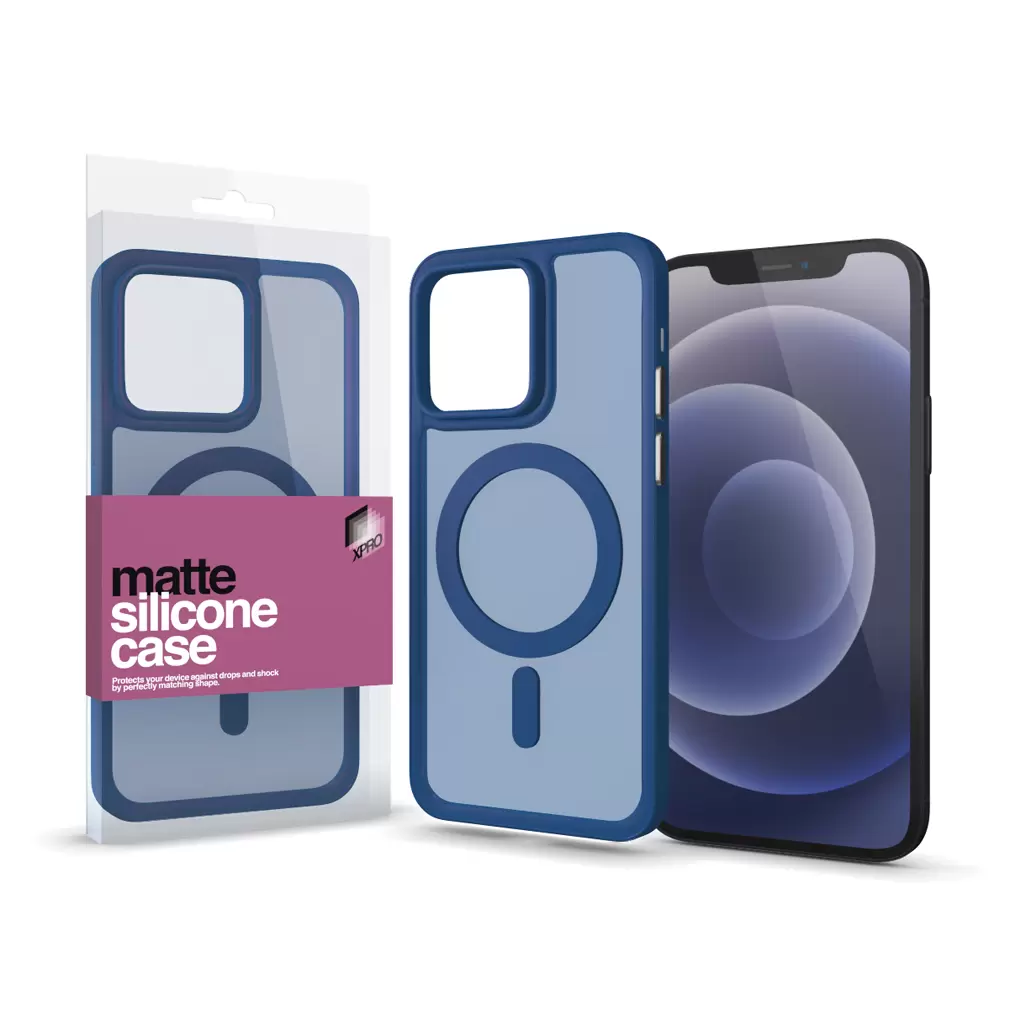 XPRO™ Matte MagSafe tok – Kék – Iphone 14 Pro Max készülékhez