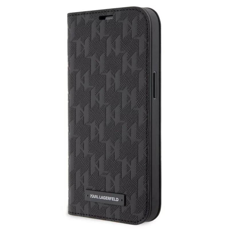 Karl Lagerfeld tok fekete KLBKP13LSAKLHPK Apple iPhone 13 Pro készülékhez